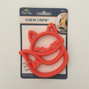 NEW Orange Silicone Teether Fox | Itzy Ritzy
